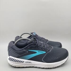 Brooks Ariel 20 Running Sneakers Women's Size 11 B Black Blue Comfort Low Shoes